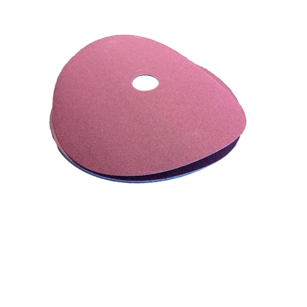 Norton Red Heat Fiber Discs F981 7x7/8 120 Grit 10 Count 77696008436